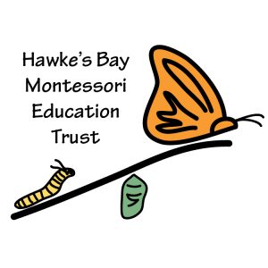 Hawke's Bay Montessori Education Trust butterfly transformation logo